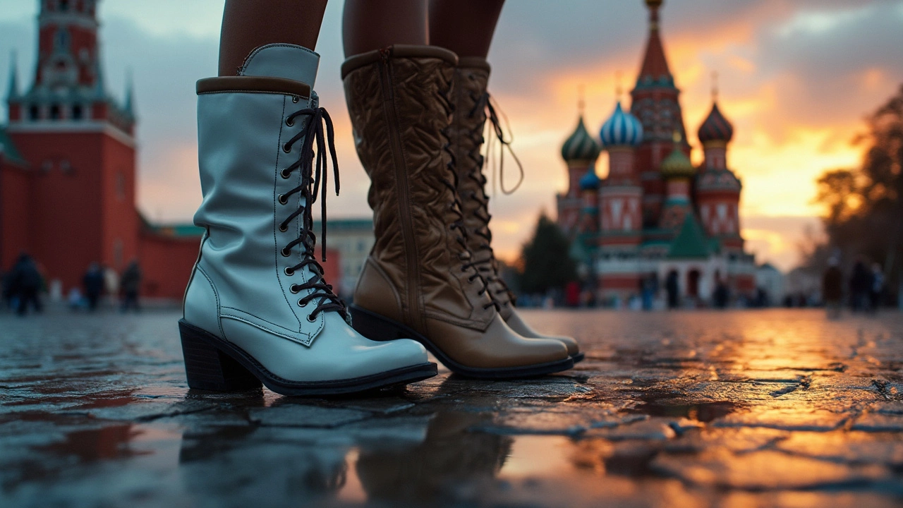 С чем носить модные сапоги: образы и вдохновение 2024